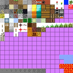 截止纹理包出现前最后一个版本(a1.2.1_01)的terrain.png 截止纹理包出现前最后一个版本(a1.2.1_01)的 terrain.png